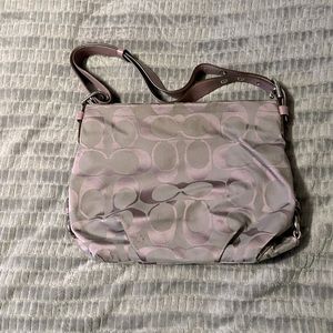 COACH lilac boho bag
